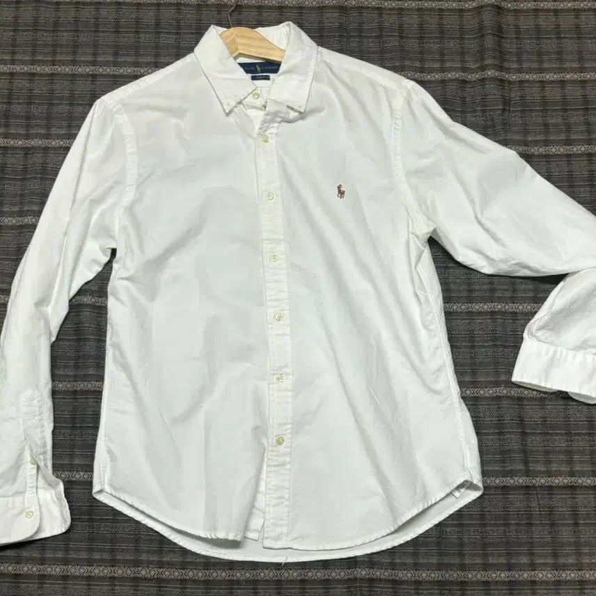 [BUNJANG] Polo Ralph Lauren Slim Fit White Oxford Shirt / 폴로 랄프로렌 슬림핏 화이트 셔츠