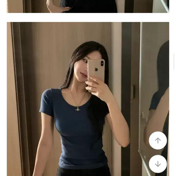 [BUNJANG] Ablly Basic Short Sleeve T-Shirt / (새상품) 에이블리 반팔 티셔츠 기본티