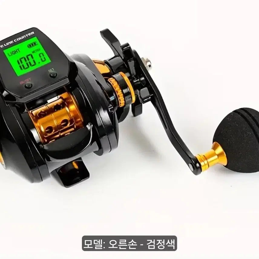 [BUNJANG] Wildwolf LED Electronic Counter Baitcasting Reel Black (Right Handle) Sealed / LED전자식계수베이트캐스팅릴 블랙 (우핸들) 미개봉정확한 라인 카운팅 미터와 낚시 알람 기능이 있는 와일드울프 캐스팅릴이에요7.2:1 기어비와 10KG의 강력한 브레이크 시
