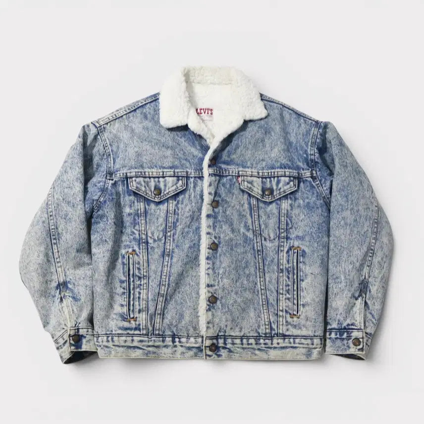[BUNJANG] Levi's 80's USA San Francisco Sherpa Denim Jacket (M) / [M] 80's 리바이스 USA 샌프란시스코 쉐르파 데님자켓