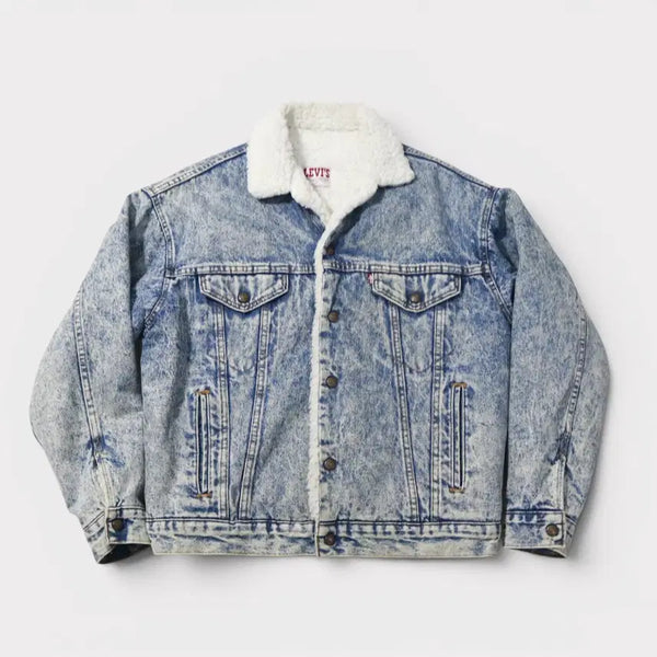 [BUNJANG] Levi's 80's USA San Francisco Sherpa Denim Jacket (M) / [M] 80's 리바이스 USA 샌프란시스코 쉐르파 데님자켓
