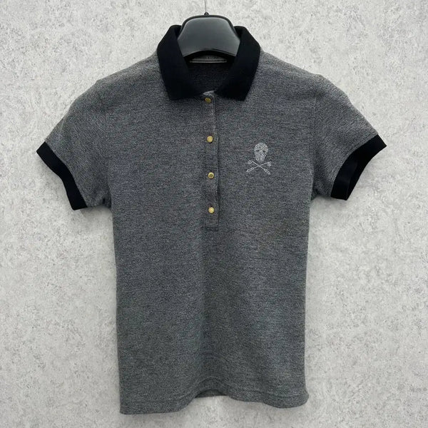 [BUNJANG] Mark &ロナ Golf Women's Short Sleeve Polo Shirt with Collar Point / 90 마크앤로나 골프 여자 비즈 카라포인트 반팔 카라티