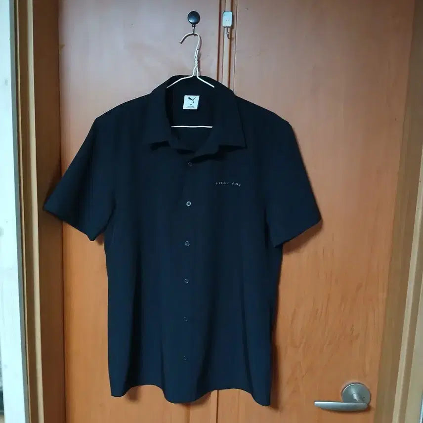 [BUNJANG] Puma Black Short Sleeve Shirt / 푸마 반팔 셔츠 블랙