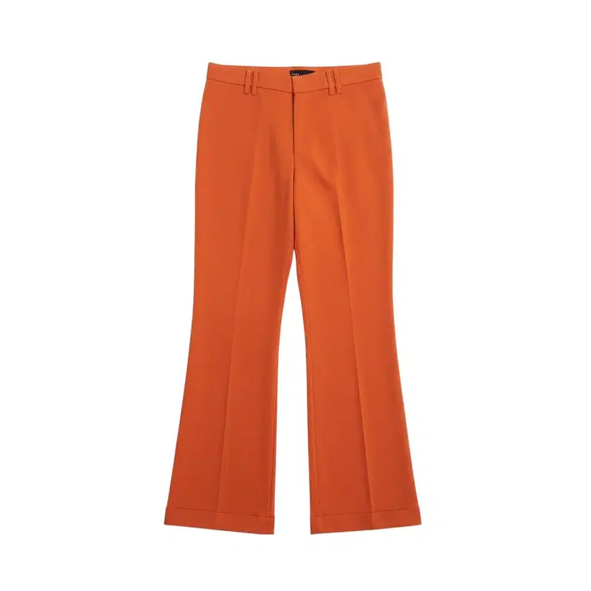 [BUNJANG] Zara Orange Bootcut Slacks (Women's L) / 여성L/ 자라 오렌지 부츠컷 슬랙스 5-115