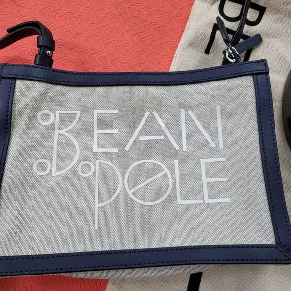 [BUNJANG] Beanpole Canvas Tote Bag Navy / 빈폴 캔버스 토트백 네이비