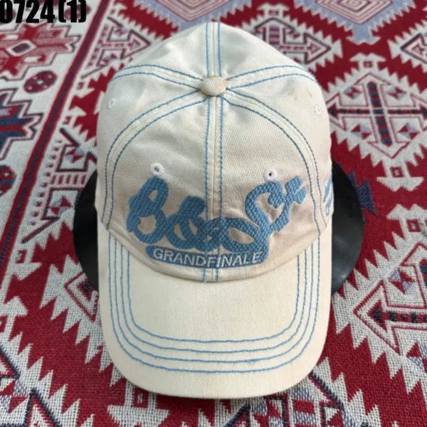 [BUNJANG] Birkenstock Beige Blue Embroidered Ball Cap / 버켄스탁 베이지 블루 자수 볼캡