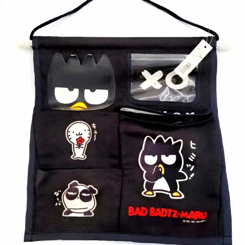 [BUNJANG] Sanrio Badtz-Maru Wall Pocket Organizer / 베드배츠 월포켓, 배드바츠마루 벽걸이 수납함