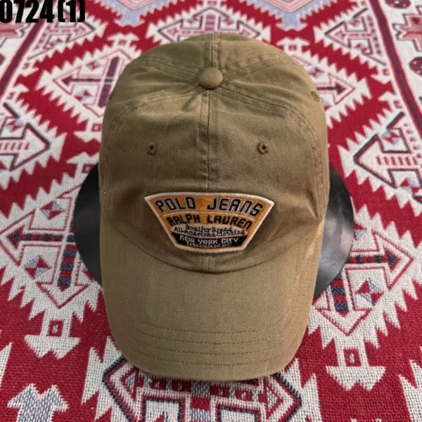 [BUNJANG] Polo Ralph Lauren Khaki Cotton Twill Baseball Cap / 폴로 랄프로렌 카키색 볼캡