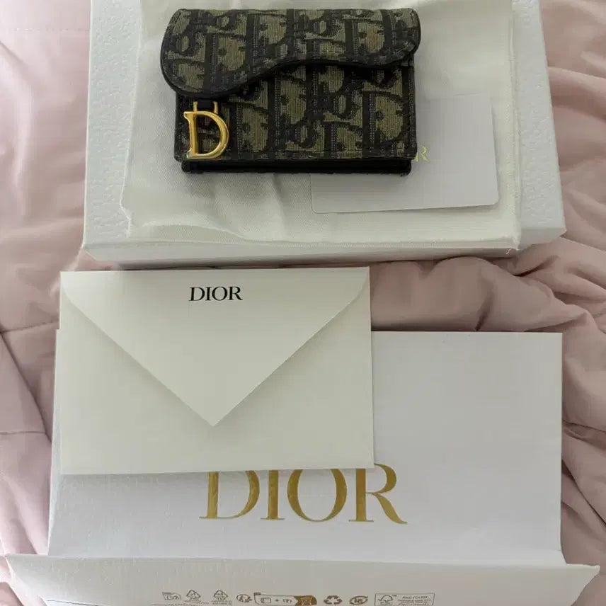 [BUNJANG] Dior Saddle Flap Card Holder Oblique Jacquard / [급처/정품] 디올 새들 플랩 카드 홀더 (오블리크 자카드)