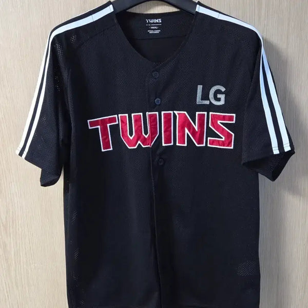 [BUNJANG] LG Twins Baseball Jersey Retro Black (Size XL) / (착샷) LG 트윈스 유니폼 야구 져지 레트로 블랙