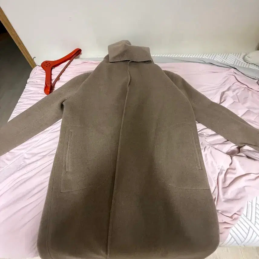 [BUNJANG] Le Cashmere 100% Cashmere Handmade Coat Beige/Brown / [르캐시미어] 100% 캐시미어 핸드메이드 코트 (실착 2회/상태 최상)