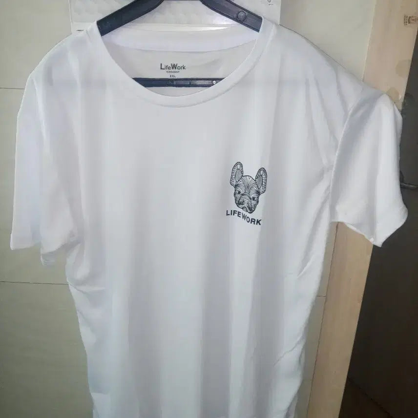 [BUNJANG] LifeWork French Bulldog Graphic T-Shirt XXL / 라이프워크 프렌치불독 반팔티  XXL 새상품
