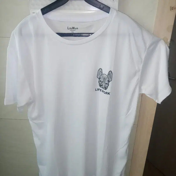 [BUNJANG] LifeWork French Bulldog Graphic T-Shirt XXL / 라이프워크 프렌치불독 반팔티  XXL 새상품
