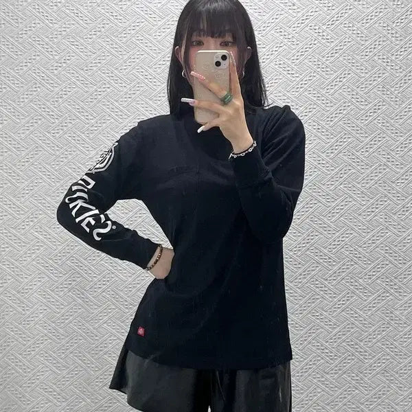 [BUNJANG] Dickies Vintage Street Punk Sleeve Logo Slim Fit Long Sleeve T-Shirt Size S / 디키즈 빈티지 스트릿 펑크 슬리브로고 슬림핏 롱슬리브 S C13336