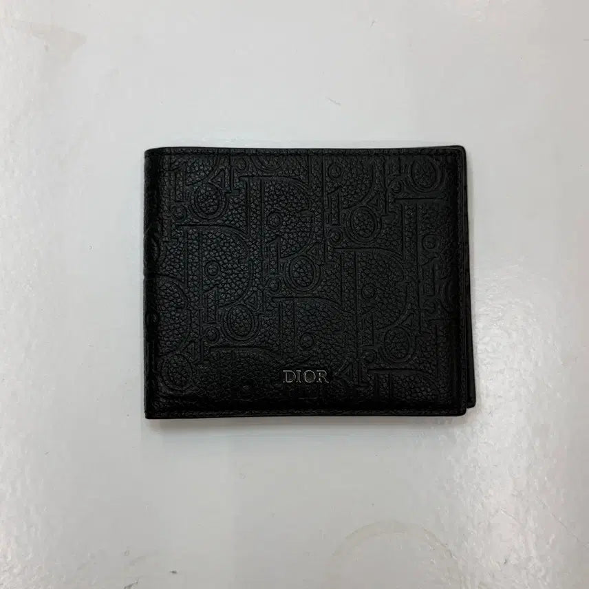 [BUNJANG] Dior Oblique Jacquard Gravity Leather Bifold Wallet / 디올 오블리크 자카드 그래비티 레더 반지갑