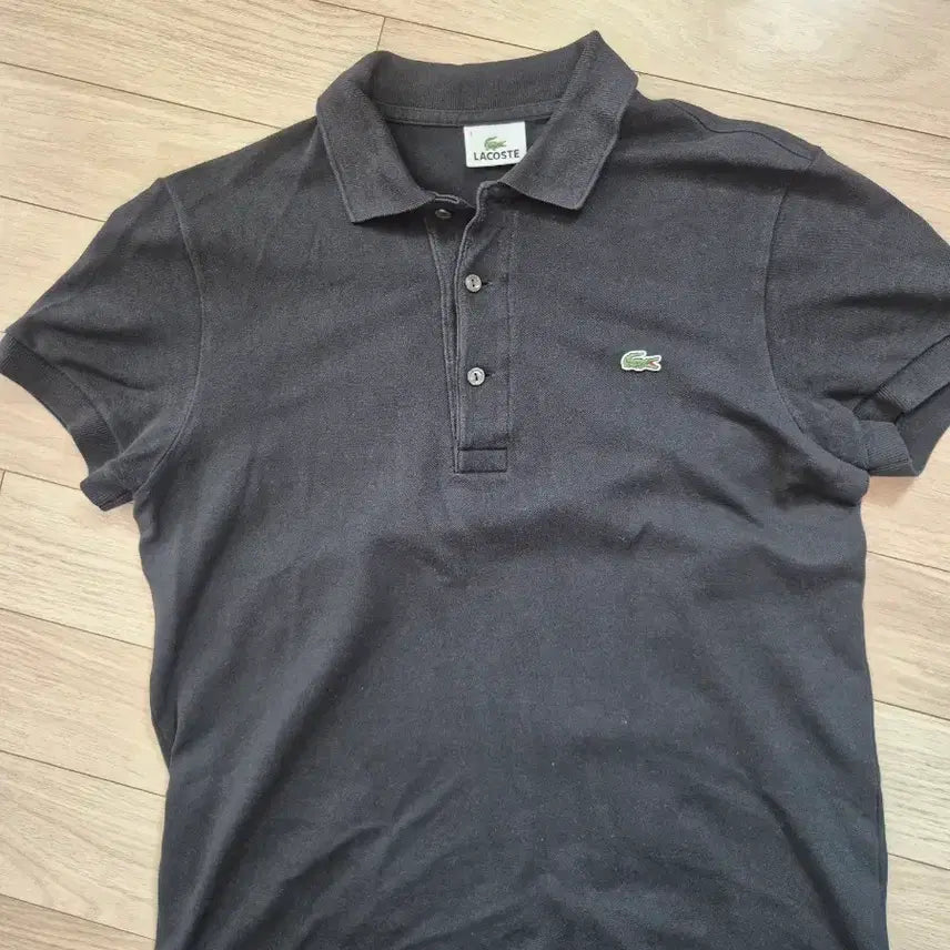 [BUNJANG] Lacoste Pique Polo Shirt Black / 라코스테 카라티 블랙(95)