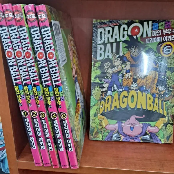 [BUNJANG] Dragon Ball Majin Buu Arc Manga Vol. 1-6 Complete Set (Unsealed) / 드래곤볼 마인 부우편 만화책 1-6 완결 미개봉 만화짱많아 안전프로상점매장