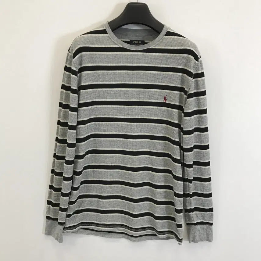 [BUNJANG] Polo Ralph Lauren Striped Waffle Long Sleeve Shirt L / 폴로 랄프로렌 스트라이프 와플 롱슬리브 [L]