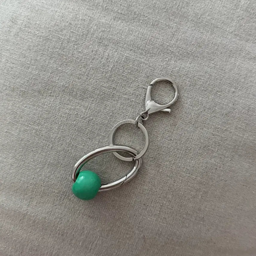 [BUNJANG] Our Piar Green Beaded Charm / 아워피에르 키링