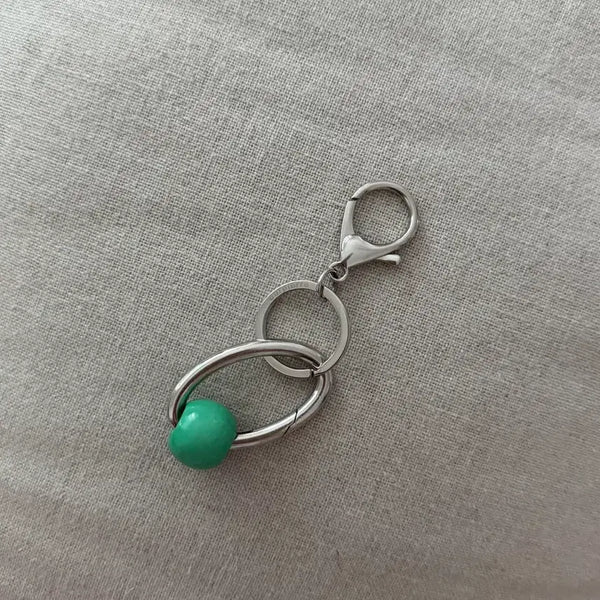 [BUNJANG] Our Piar Green Beaded Charm / 아워피에르 키링