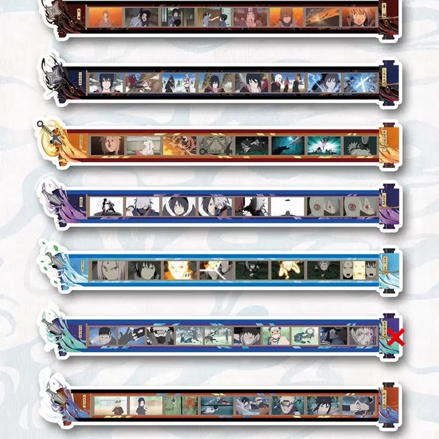 [BUNJANG] Naruto Scroll Keychain Set - Obito, Itachi, Sasuke, Kakashi, Minato, Akatsuki / 나루토 두루마리 키링 세트 오비토 이타치 사스케 카카시 미나토 아카츠키