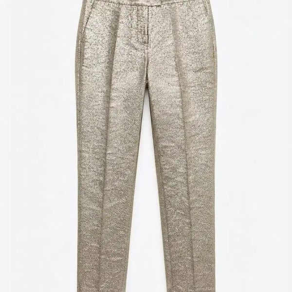 [BUNJANG] Christian Pellizzari Silver Pearl Pants / Christian Pellizzari 실버 펄 팬츠