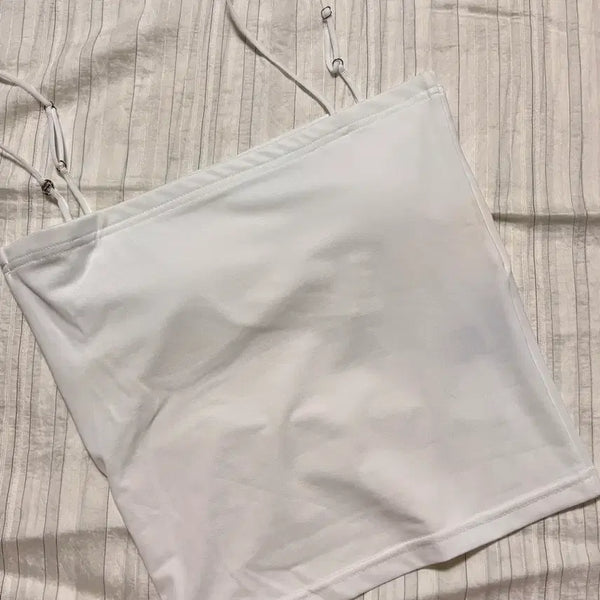 [BUNJANG] Trimingbird Bra Cap Camisole (White) / 트리밍버드 Bra cap camisole