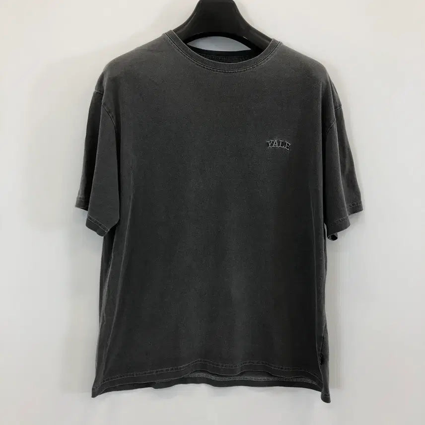 [BUNJANG] YALE Pigment Short Sleeve T-Shirt Grey S / YALE 예일 피그먼트 반팔 S 넉넉