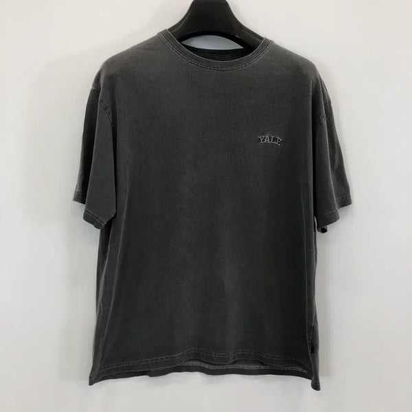 [BUNJANG] YALE Pigment Short Sleeve T-Shirt Grey S / YALE 예일 피그먼트 반팔 S 넉넉