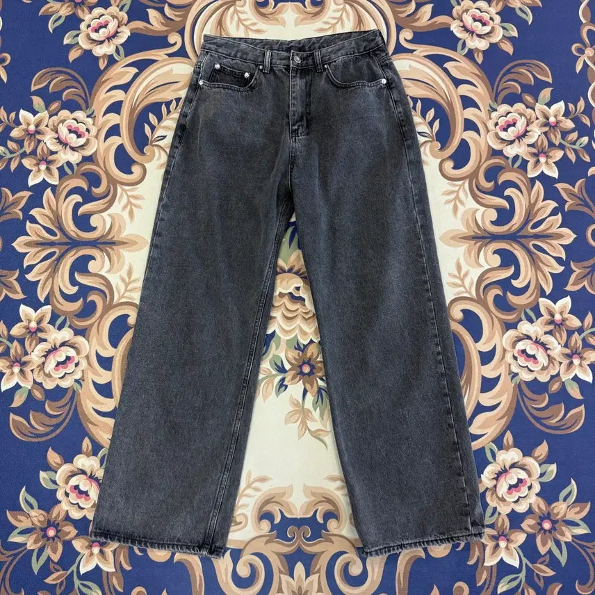 [BUNJANG] Trillion Black Denim Pants / (M)트릴리온 Trillion 흑청 데님팬츠