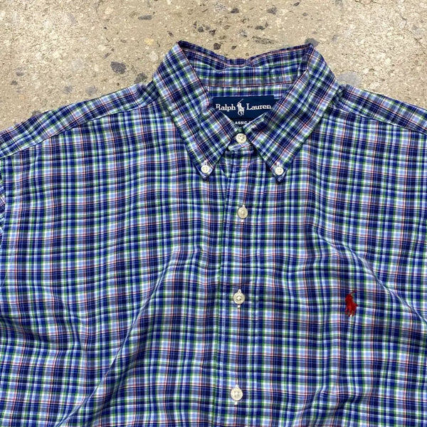 [BUNJANG] Polo Ralph Lauren 1/2 Sleeve Shirt (Men's L) / 폴로 1/2 셔츠 (Man L)/[H1212]