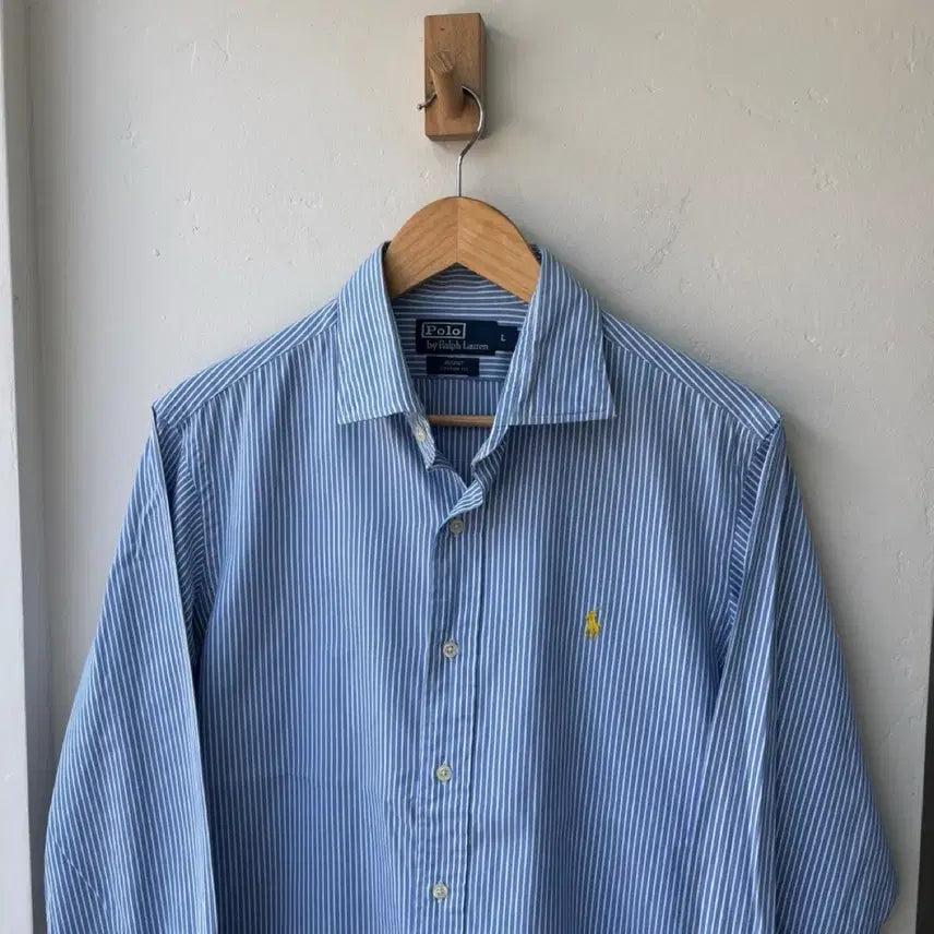[BUNJANG] Polo Ralph Lauren Striped Shirt Custom Fit / 17577 - 폴로 랄프로렌 스트라이프 셔츠