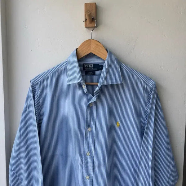 [BUNJANG] Polo Ralph Lauren Striped Shirt Custom Fit / 17577 - 폴로 랄프로렌 스트라이프 셔츠