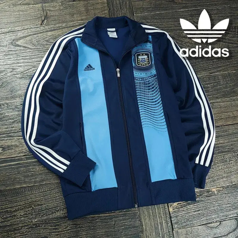 [BUNJANG] Adidas Argentina Football Association Track Top Zip-Up Jacket / 아디다스 AFA 아르헨티나 축구 협회 져지 트랙탑 집업 자켓 M21834