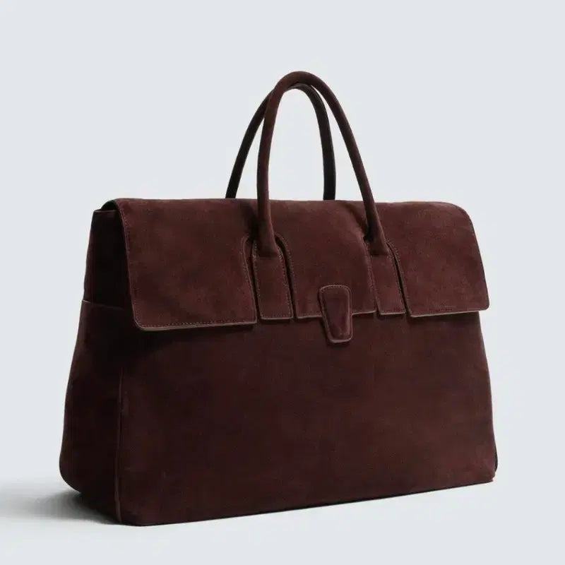 [BUNJANG] Zara Real Suede Handbag / 자라 리얼 스웨이드 핸드백