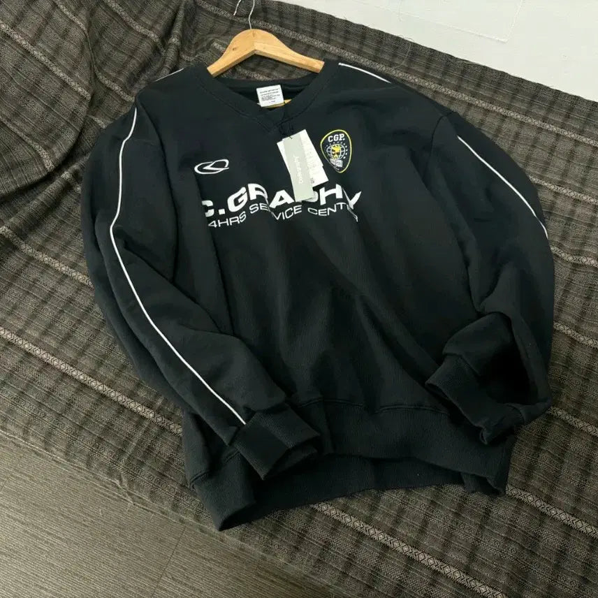 [BUNJANG] Kod Ghragphy Black Sweatshirt / (새상품) 코드그라피 블랙 맨투맨