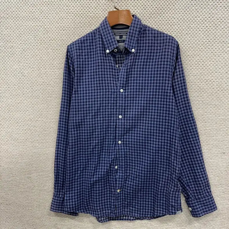 [BUNJANG] Tommy Hilfiger Slim Fit Check Shirt - Size S / 타미힐피거 슬림핏 체크 셔츠 S D09769