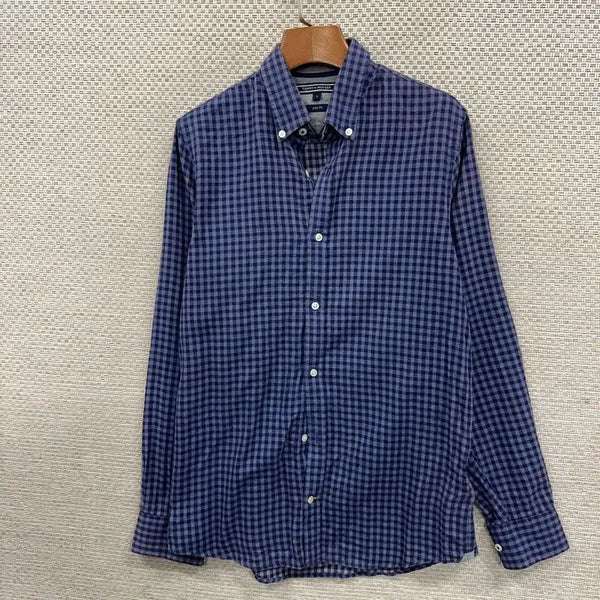 [BUNJANG] Tommy Hilfiger Slim Fit Check Shirt - Size S / 타미힐피거 슬림핏 체크 셔츠 S D09769