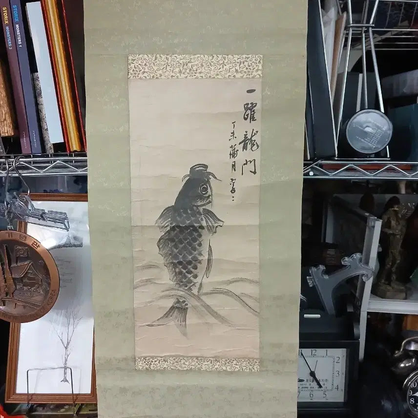 [BUNJANG] Carp Painting Folding Screen / 잉어 그림 병풍11