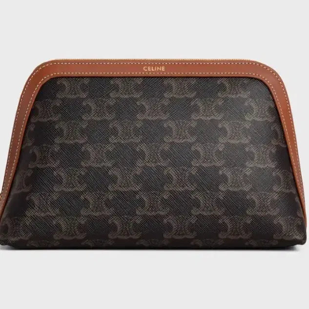 [BUNJANG] Celine Medium Triomphe Cosmetic Pouch / 셀린느 코스메틱 파우치 미듐