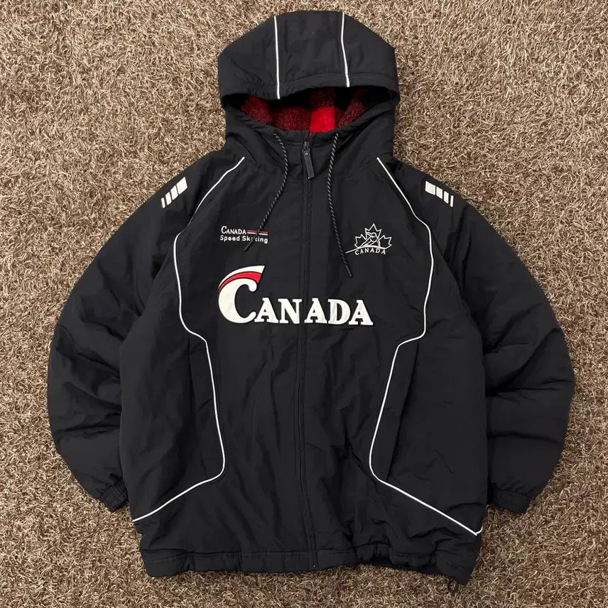 [BUNJANG] Descente Canada Speed Skating Team Padded Jacket / 110 데상트 캐나다 스피드 스케이팅팀 패딩 자켓