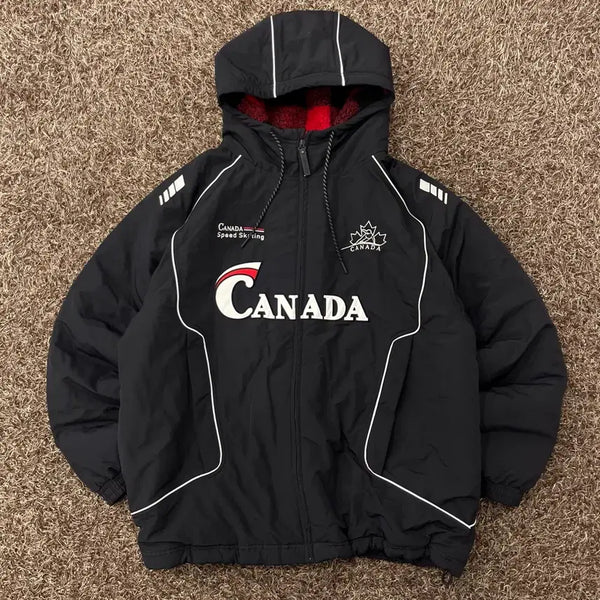 [BUNJANG] Descente Canada Speed Skating Team Padded Jacket / 110 데상트 캐나다 스피드 스케이팅팀 패딩 자켓