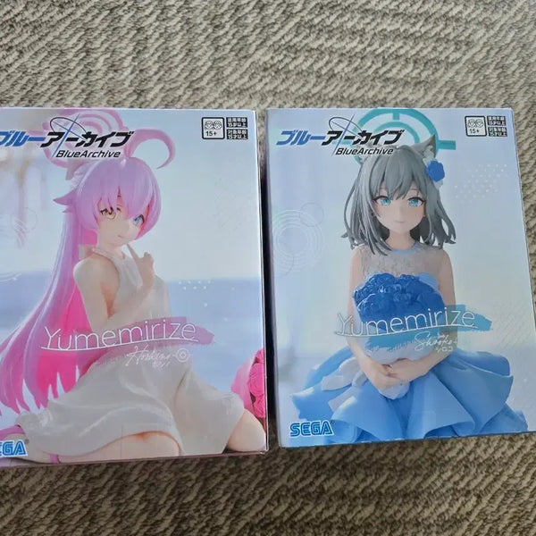 [BUNJANG] Blue Archive Yumemirizu Hoshino/Shiroko 2-Figure Sealed Bundle Set / 블루아카이브 유메미리즈 피규어 호시노/시로코 2종 미개봉 일괄 팝니다