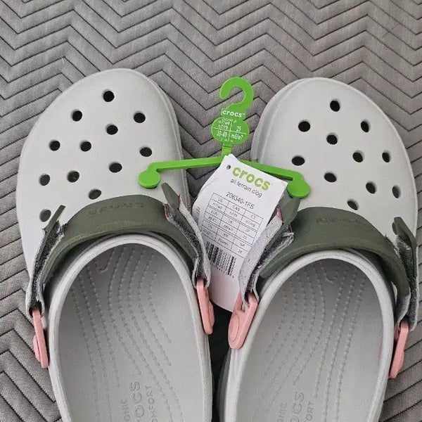 [BUNJANG] Crocs All Terrain Clog Light Grey (Size 260) / 크록스 올터레인 클로그 라이트 그레이 260판매합니다
