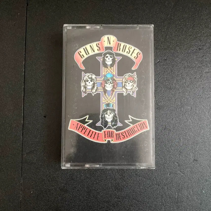 [BUNJANG] Guns N' Roses Appetite For Destruction Cassette Tape / 건스앤로지스-Appetite For Destruction 수입카세트테입