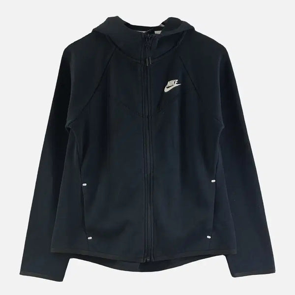 [BUNJANG] Nike Black Women's Hooded Zip-Up Jacket M / 나이키 블랙 여자 후드 집업 M N8435