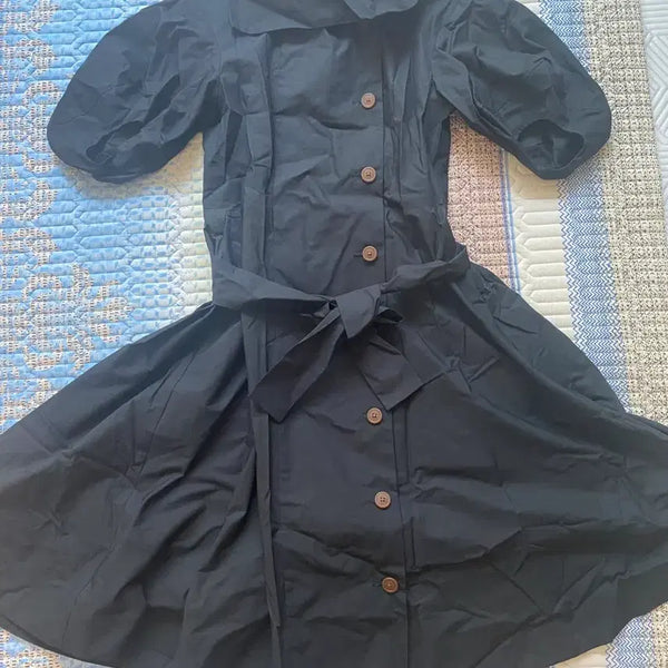 [BUNJANG] Vivienne Westwood Red Label Puff Sleeve Midi Dress / 비비안웨스트우드 레드라벨 퍼프 원피스
