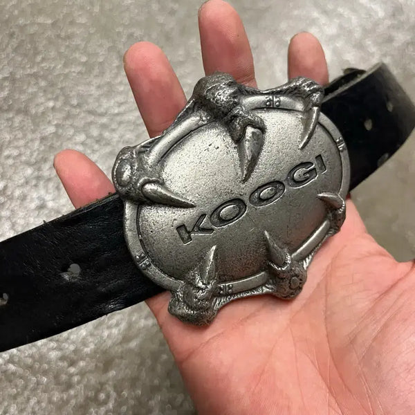 [BUNJANG] Koogi 90s Leather Belt / 90s Koogi 가죽 벨트