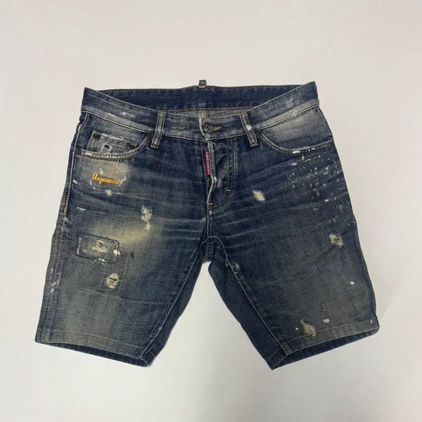 [BUNJANG] Dsquared2 Vintage Wash Button Denim Shorts / 여성 디스퀘어드2 빈티지 워싱 단추 데님 반바지 44