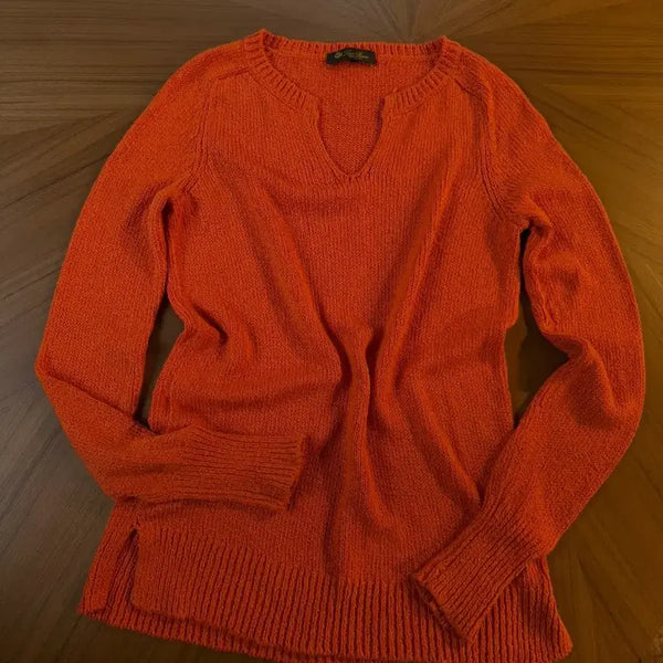 [BUNJANG] Loro Piana Linen & Wool Knit Sweater / 로로피아나 니트 여성66-77
